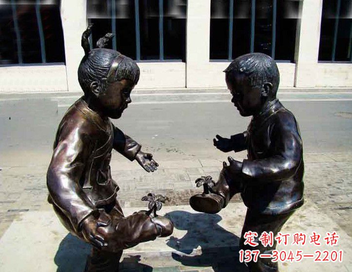 太原中领雕塑 | 专业高端儿童铜雕