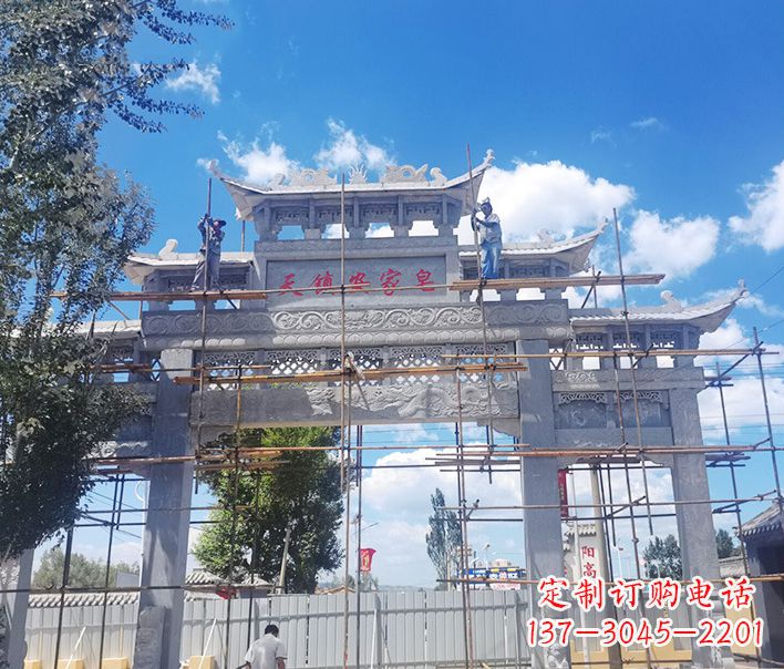 太原牌坊雕塑品质精湛、精致耐看