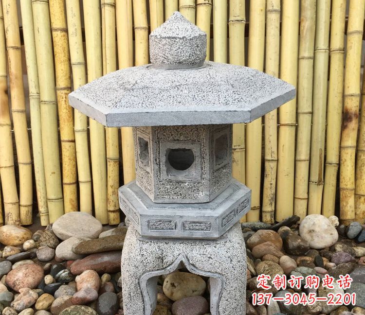 太原精美仿古灯笼石雕