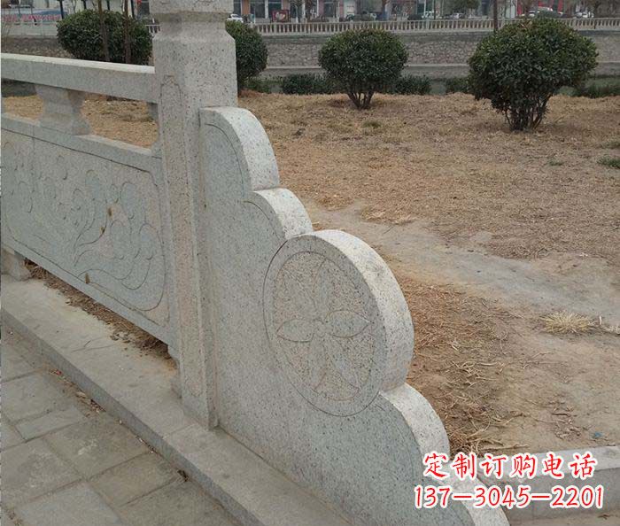 太原精美仿古护城河石雕栏板