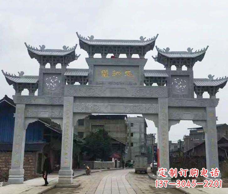 太原精美牌坊石雕