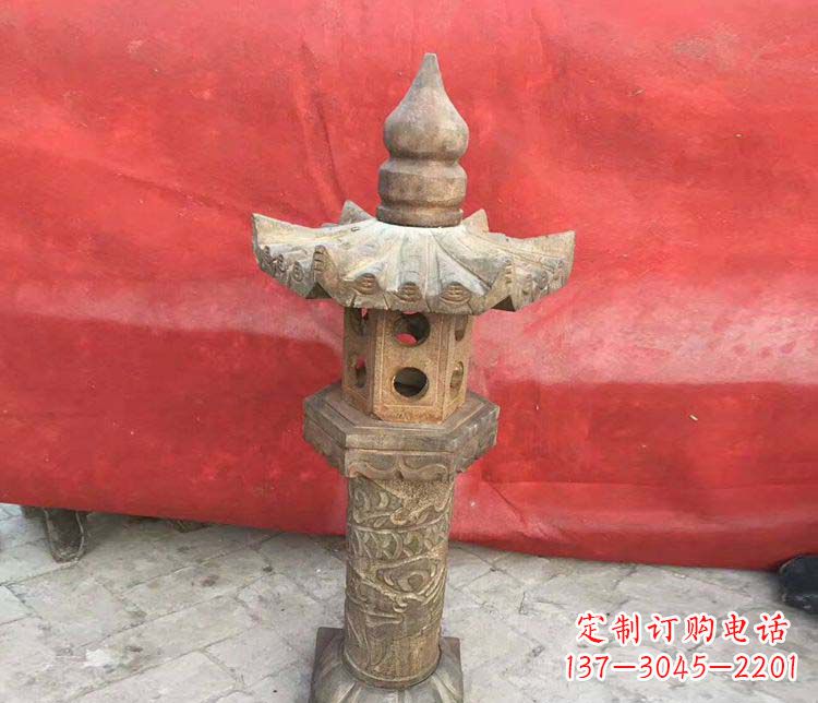 太原传统风格石灯雕塑