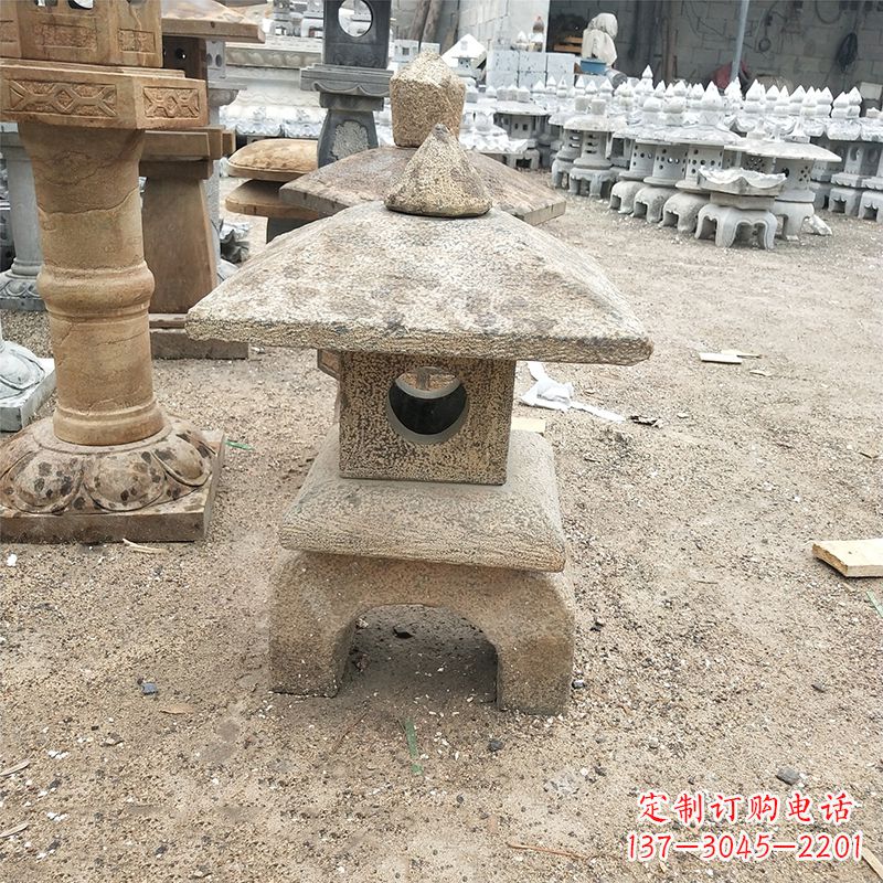 太原仿古石雕灯笼