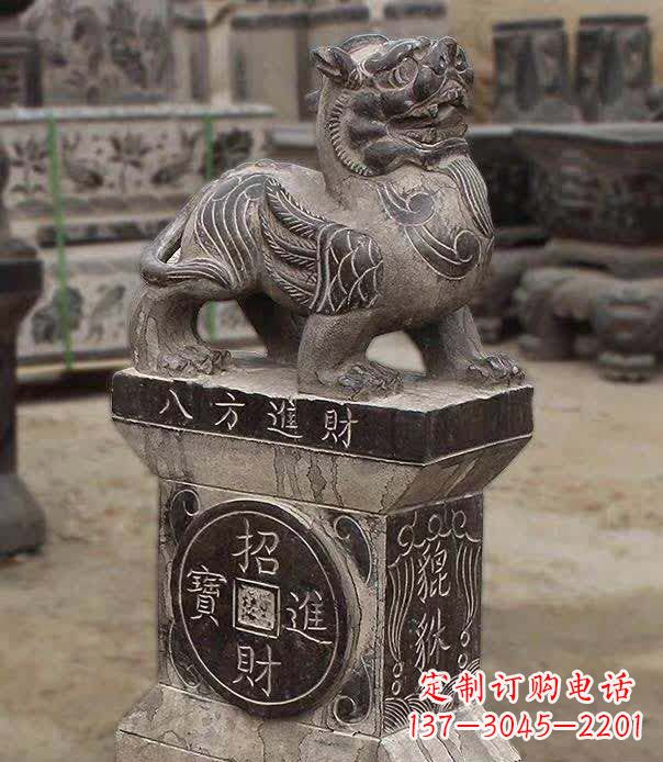 太原仿古石雕貔貅雕塑