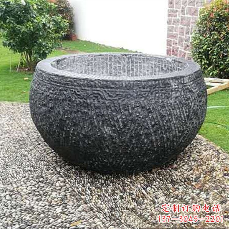 太原仿古石雕水缸