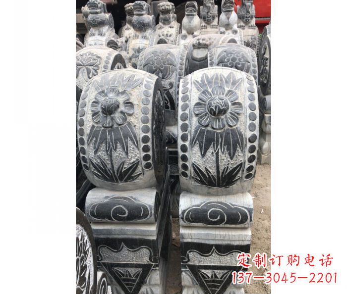太原仿古石门墩镇宅抱鼓石