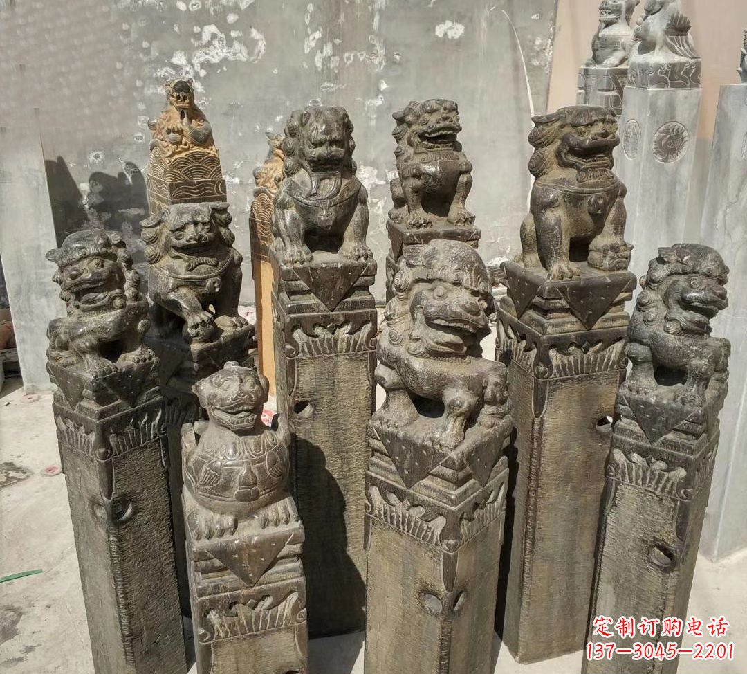 太原仿古马雕塑,高端定制艺术石雕