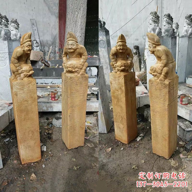 太原仿古拴马桩