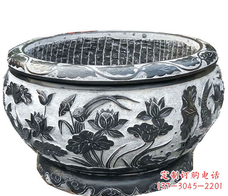 太原传承古典,精致仿古庭院花盆雕塑