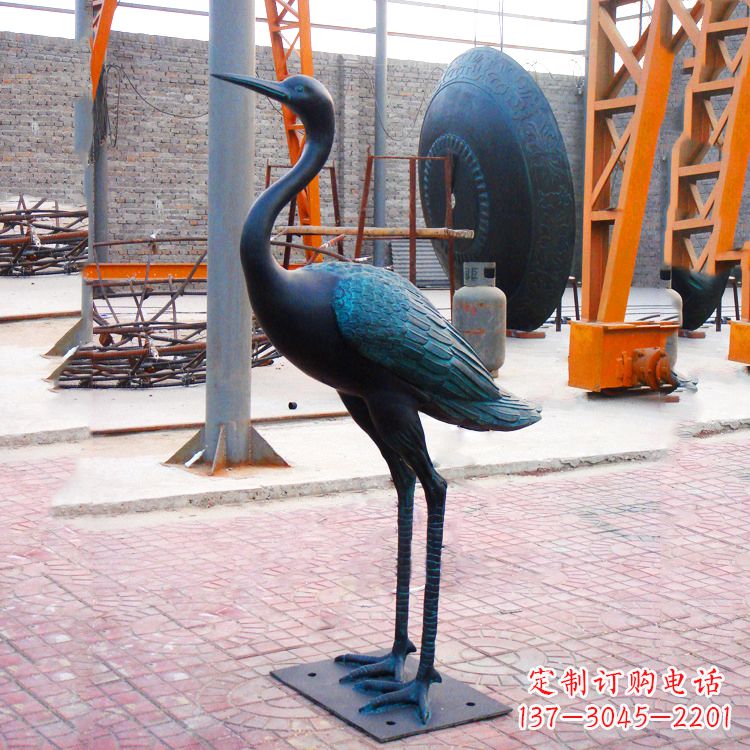 太原仿古仙鹤雕塑
