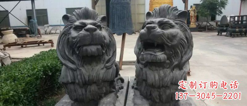 太原玻璃钢狮子雕塑