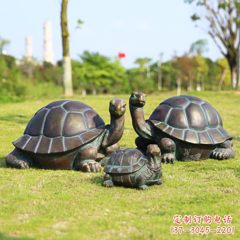 太原仿铜做工精美的乌龟雕塑摆件