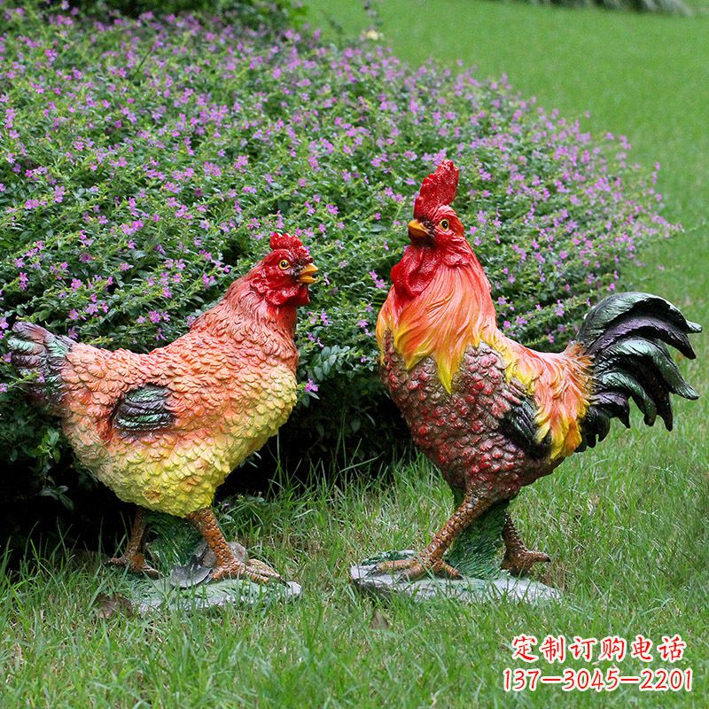 太原典雅公鸡雕塑