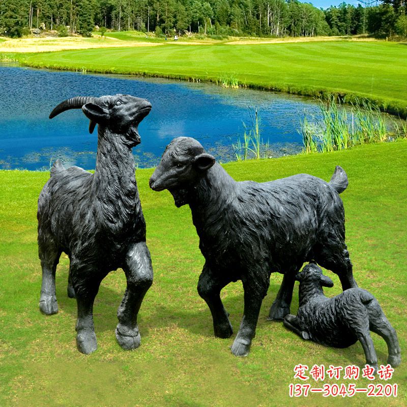 太原仿真黑山羊雕塑