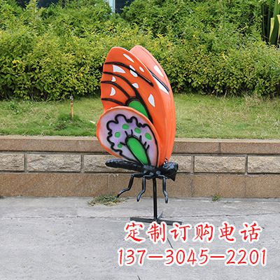 太原高端红色蝴蝶雕塑