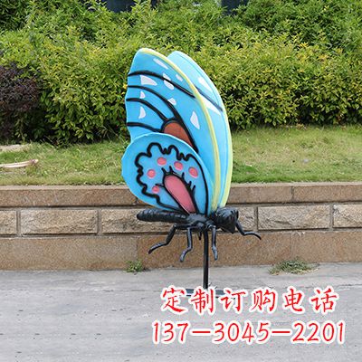 太原仿真蝴蝶_大号蓝色款116x75x160