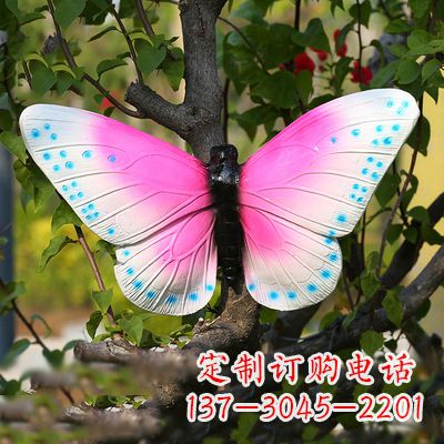 太原粉红蝴蝶塑像——引领你的精灵之旅
