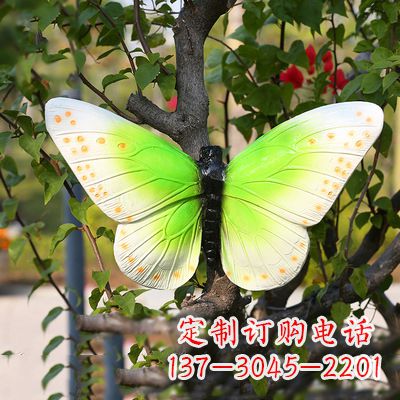 太原仿真蝴蝶_浅绿色款40x42x13