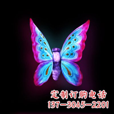 太原璀璨发光蝴蝶雕塑