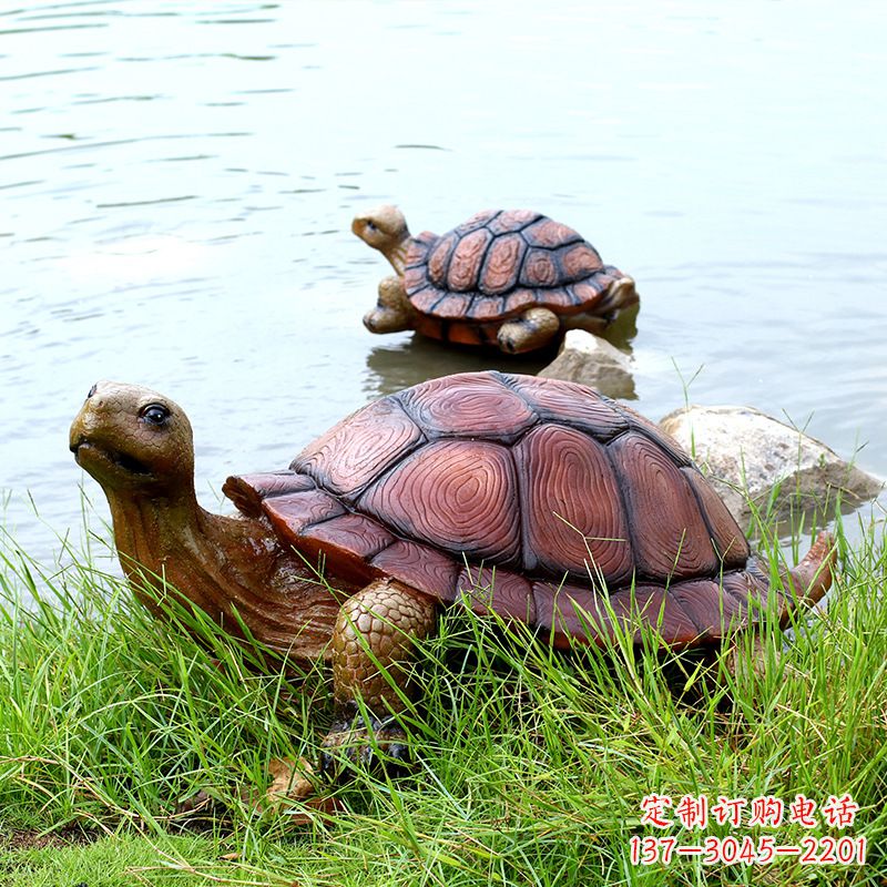 太原精美乌龟雕塑,点亮您的池塘水景