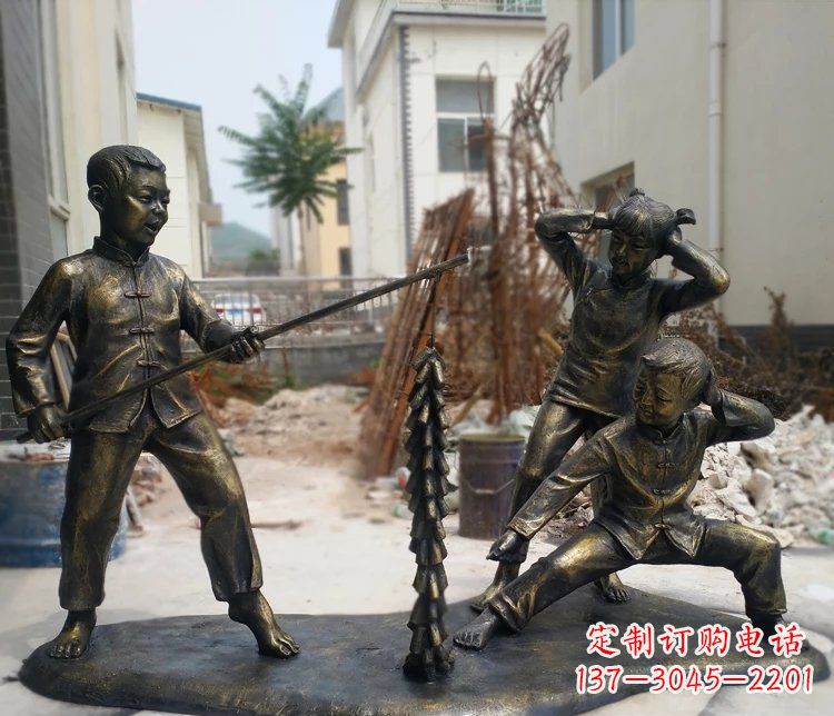 太原精美儿童铜雕,为孩子们带来欢乐
