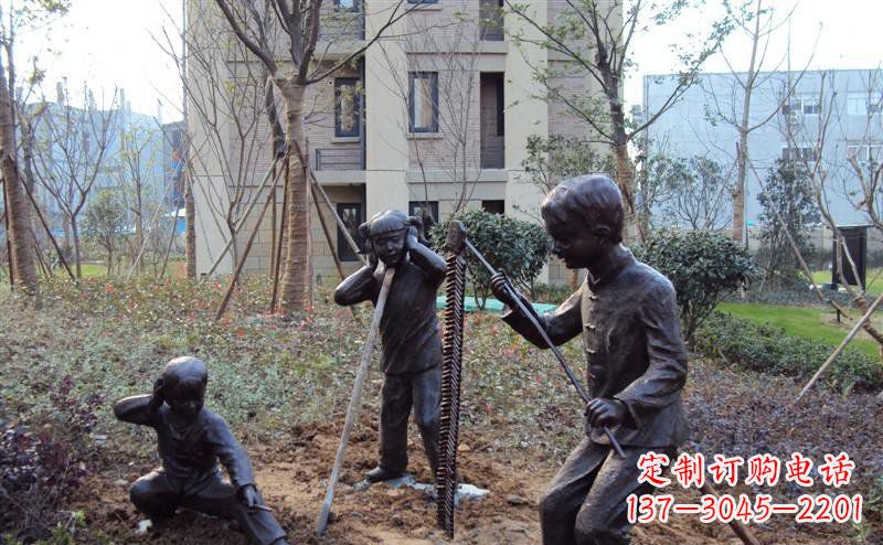 太原中领雕塑 | 为儿童景观带来美好的铜雕塑
