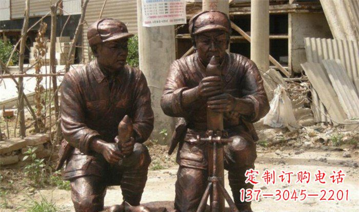 太原英勇勇士铜雕