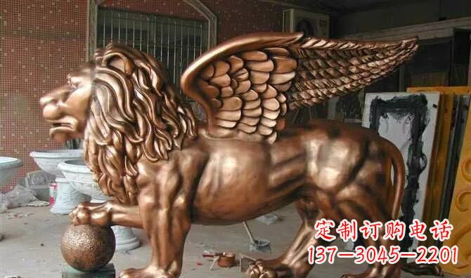 太原飞狮玻璃钢动物雕塑