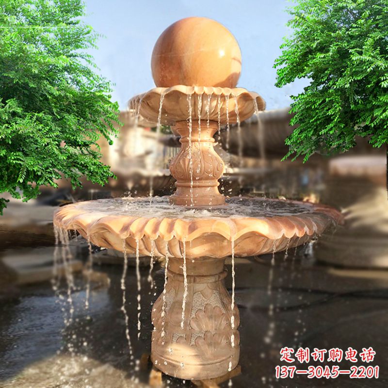 太原精致别致的风水球雕塑