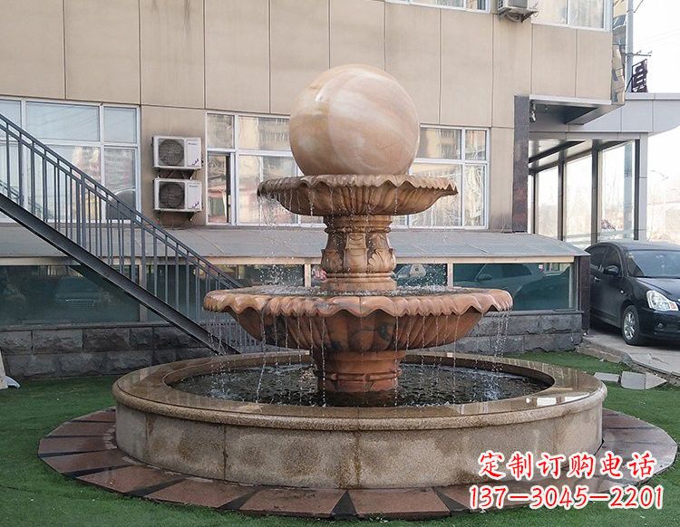 太原独特的风水球石雕