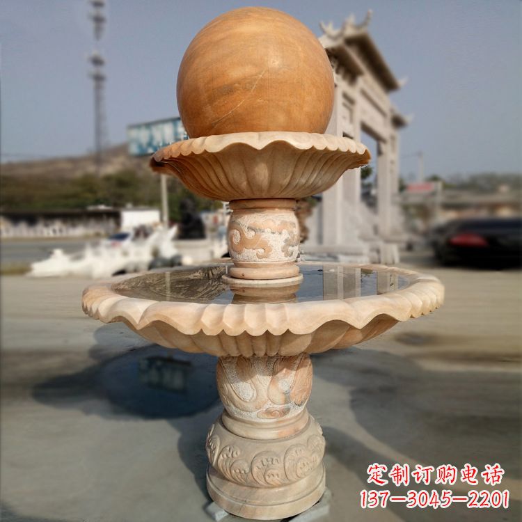 太原精致的风水球石雕塑