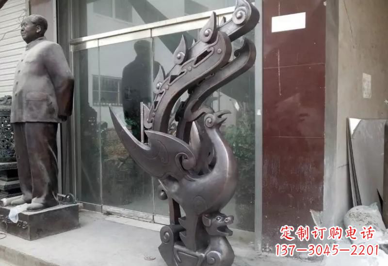 太原凤凰貔貅铜雕