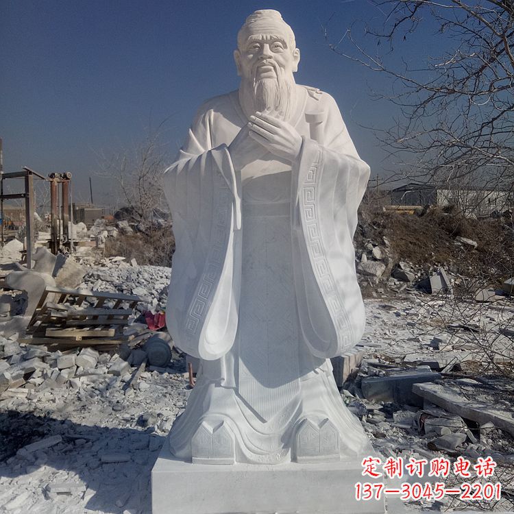太原夫子庙青铜雕塑孔子雕像