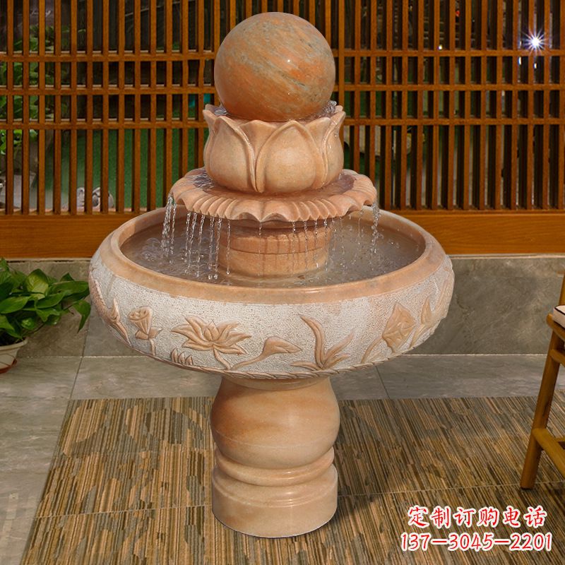 太原涪陵石雕风水球