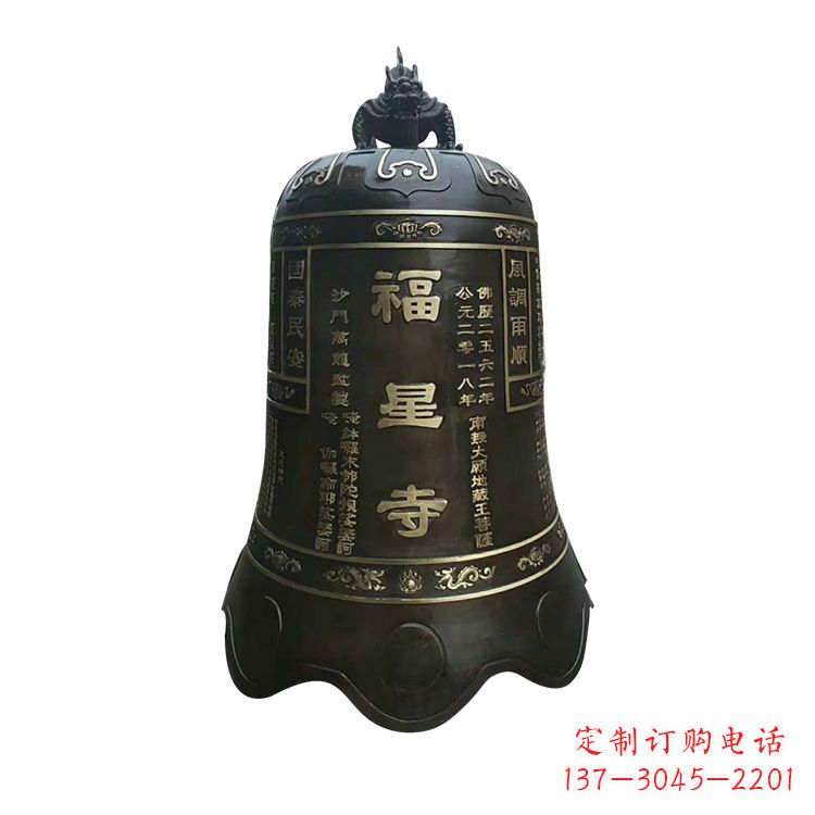 太原福星铜雕钟让传统之美成为当代生活