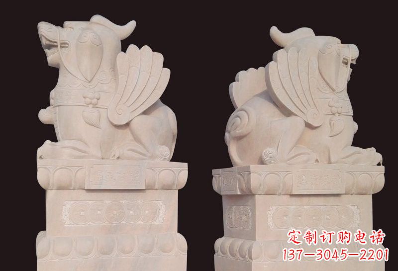 太原福星象征吉祥幸福高照貔貅石雕