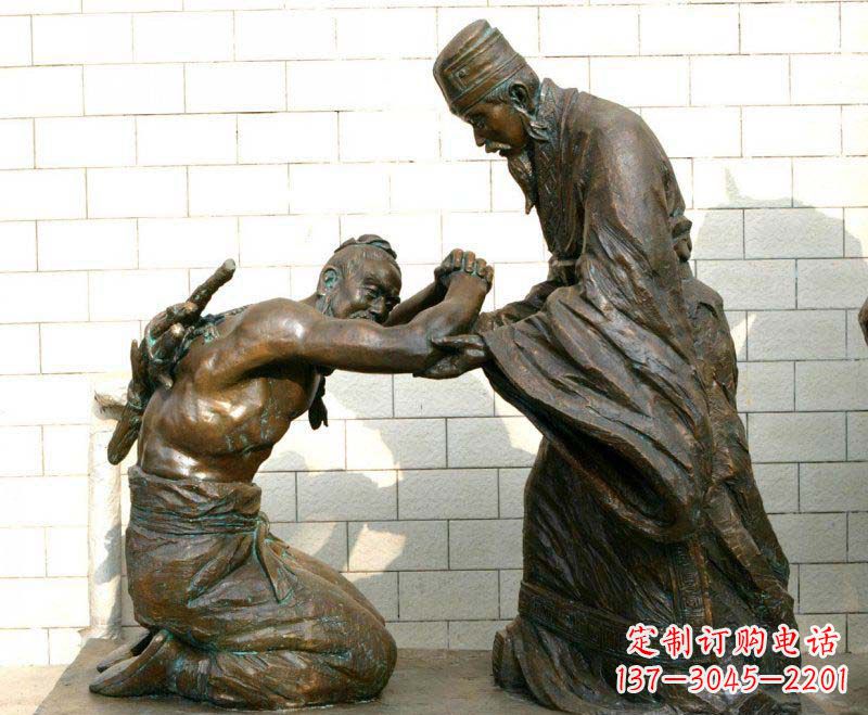 太原中领雕塑——传承古代文化的名人铜雕