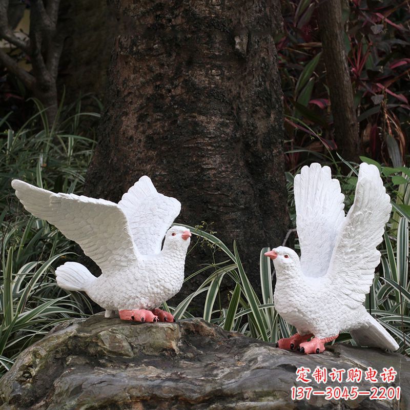 太原精美的鸽子抽象雕塑