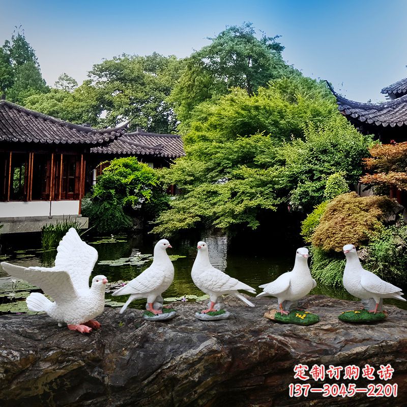 太原鸽子的雕塑