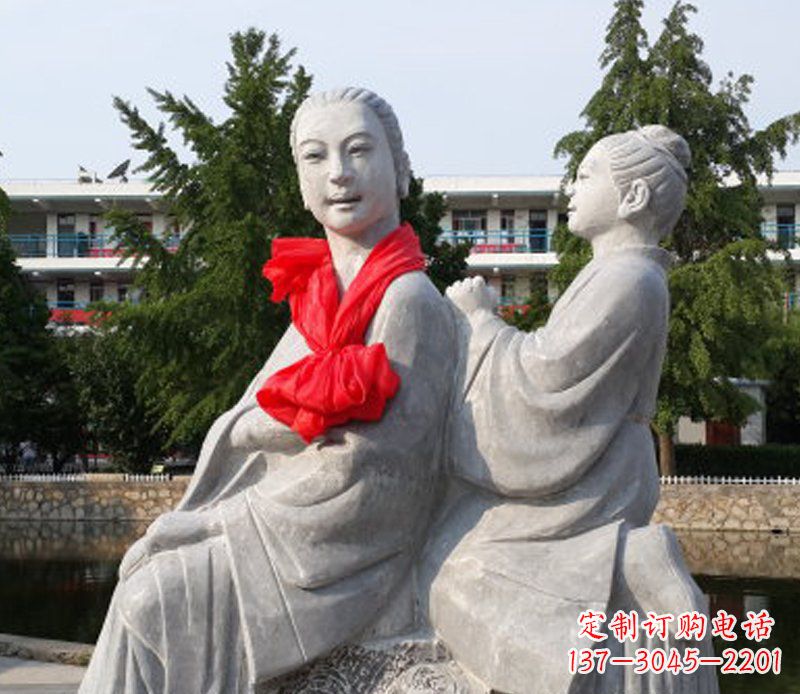 太原爱与温柔——领雕”母亲”石雕景观装饰
