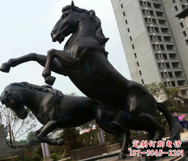 太原高雅实木动物雕塑