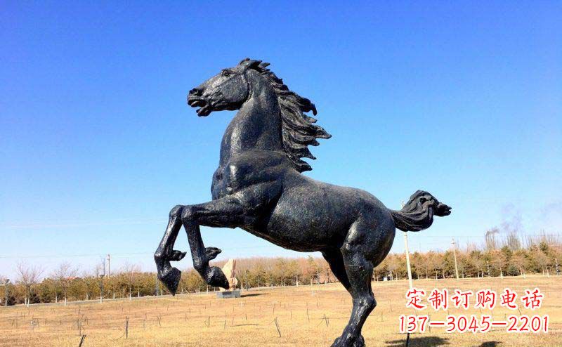 太原精美铜雕奔马动物雕塑