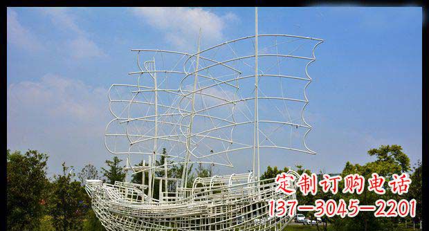 太原唯美不锈钢帆船雕塑