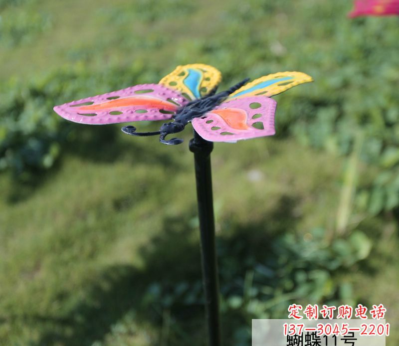 太原个性化不锈钢彩色蝴蝶雕塑