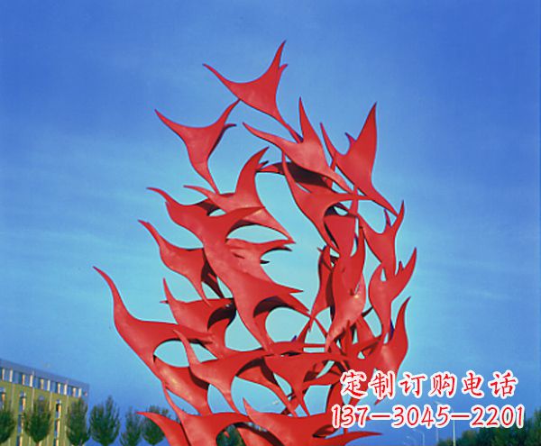 太原立体不锈钢大雁雕塑