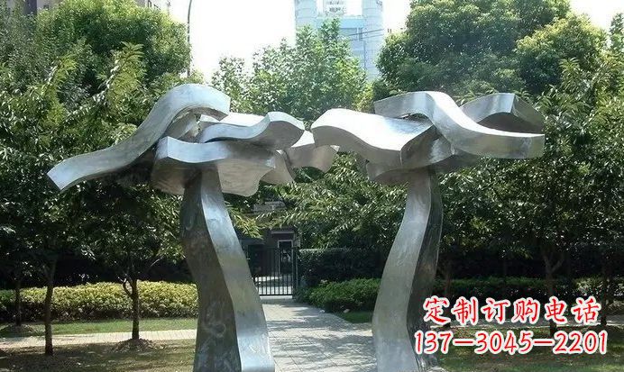 太原不锈钢拱门定制雕塑