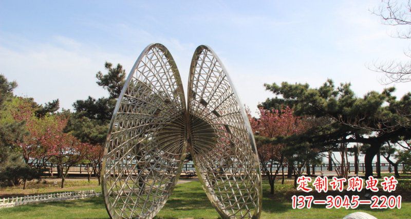 太原做工细腻的不锈钢抽象雕刻扇贝雕塑