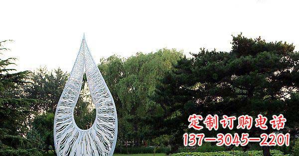 太原精美水滴不锈钢雕塑