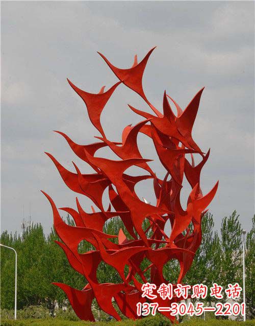 太原不锈钢天鹅雕塑,唤醒公园景观