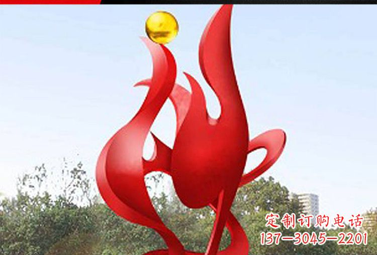 太原现代工艺不锈钢凤凰雕塑